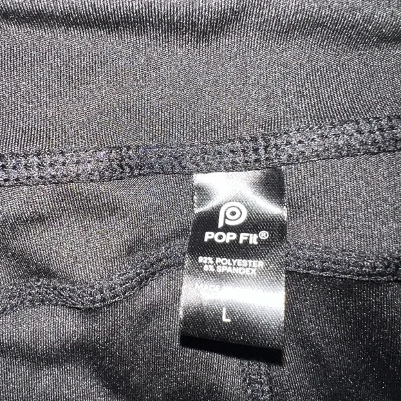 Pop Fit Piper Sweet Ruby Women's Leggings Black and Dark Pink - Picture 3 of 6